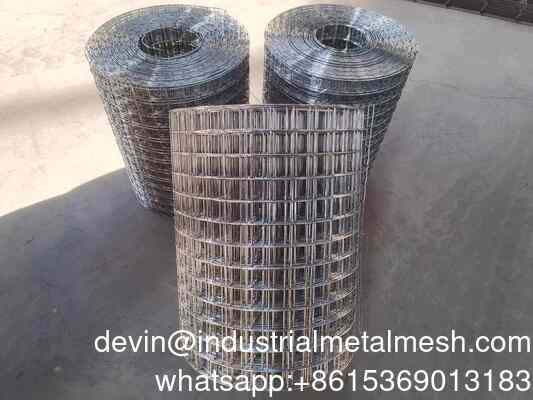 2X2inch Hot Dip Galvanized Heavy Duty Welded Wire Mesh Rolls untuk Pagar