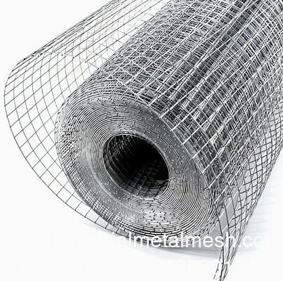 Galvanis PVC Lapisan Hitam Warna Murah Welded Wire Mesh Roll 1m X 30m untuk Pagar Steel Mesh Roll