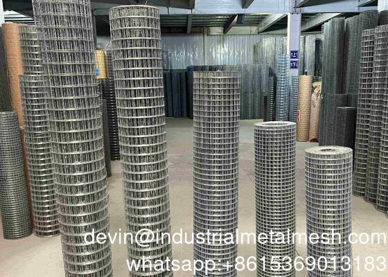 Gulung Wire Mesh Las yang awet - Galvanis Elektro untuk Kekuatan Maksimum