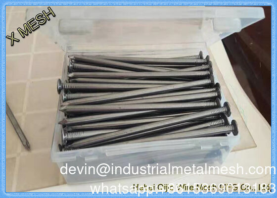 Paku Kawat Biasa 30mm 40mm 50mm 60mm70mm 80mm Kepala Berlekuk Potongan Pra-potong Karton Kayu