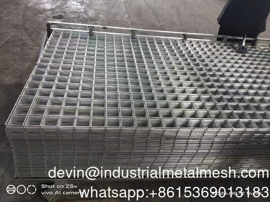Panel Steel Mesh Welded Wire Mesh Tidak berkarat Hitam