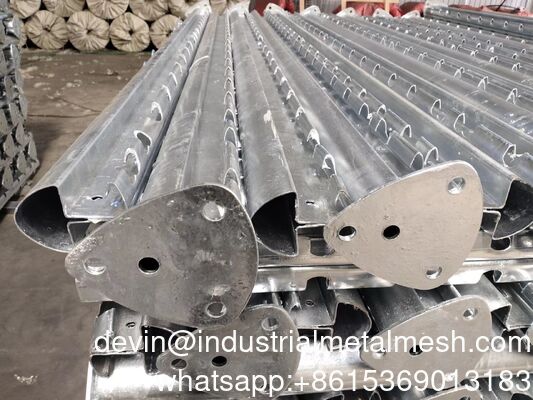 Keamanan Panel Pagar Keamanan 3D Wire Mesh yang dilas dengan kekuatan tinggi