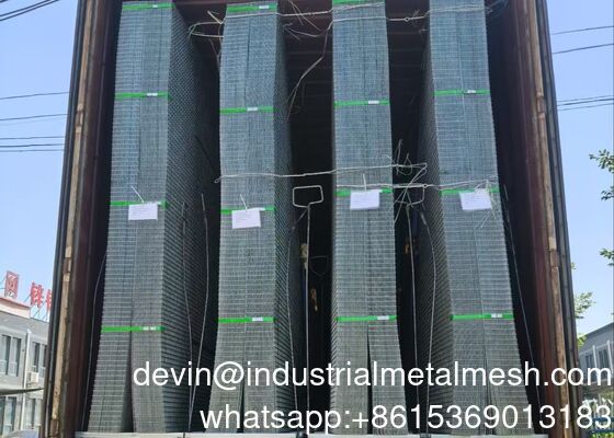 Panel Jaring Kawat Baja Las Berlapis PVC Berkualitas Tinggi untuk Lingkungan Laut