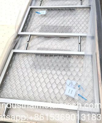 2 MM Diameter 316 stainless steel rope mesh untuk perlindungan rakun dan monyet