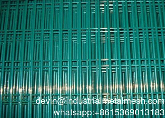 Powder Coated Clear View Anti Climb Perimeter Welded Anti-Theft Metal Wire 358 Mesh Fence untuk Keamanan Tinggi / Keamanan / Bandara / Listrik