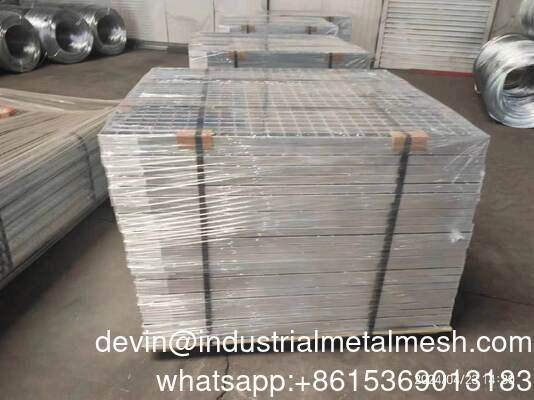 Kisi Lantai Baja Industri Jalan dan Brid Kustom Profesional Kisi Baja Galvanis DIP Panas Kisi Baja Tahan Karat