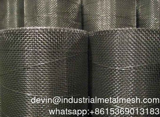 Kain Tenun Polos Kawat Baja Tahan Karat 304 316 untuk Filtrasi dan Penyaringan