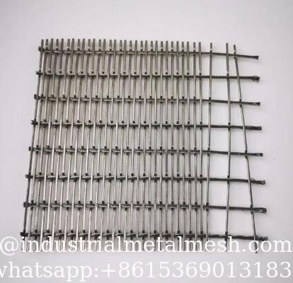 Antique Brass Crimped Woven Metal Mesh dengan Uniform Mesh, Stainless Steel Arsitektur Dekorasi Mesh untuk Lemari