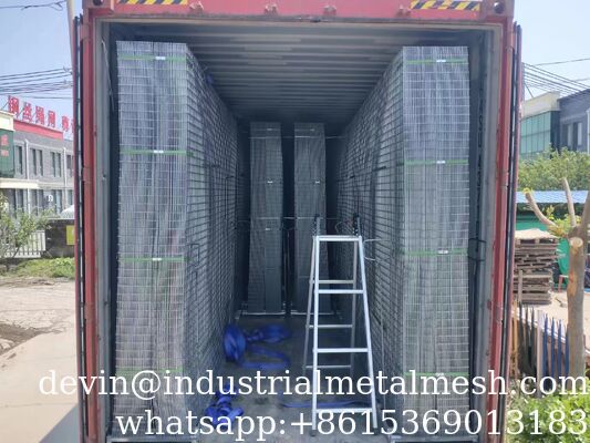 2.5mm 3.0mm Hot DIP Galvanized Welded Wire Mesh Panel Steel Wire Mesh Sheet untuk Konstruksi