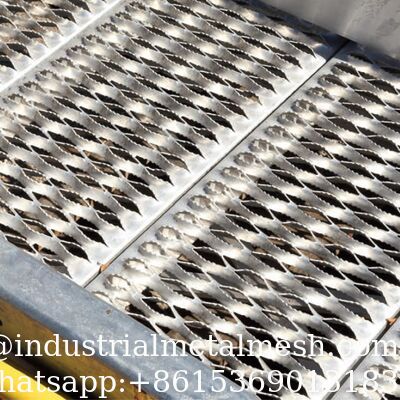 Galvanis Steel Grip Strut Safety Grating untuk Tangga/Lapisan/Jalan-jalan Keamanan Industri