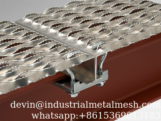 Steel stainless Metal Mesh Diamond Hole Grip Strut Plank Safety Grating untuk jalan setapak