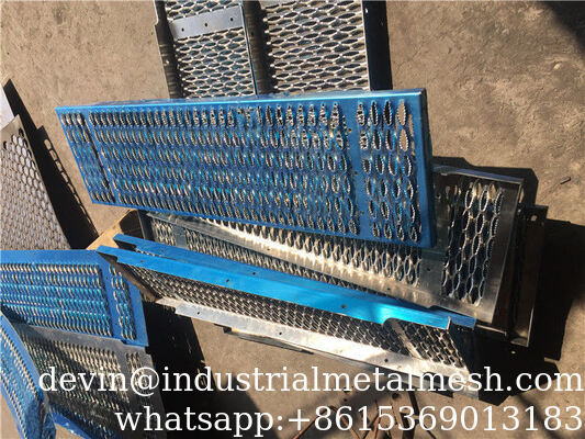 Heavy Duty Walkway Channel Grip Strut Perforated Metal Plank Grating