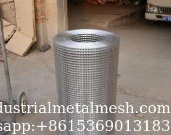 Stabil-Struktur Tinggi-Kekuatan awet Listrik Galvanized Welded Wire Mesh 3/8 " × 24BWG × 0.9mm × 30m, Struktur stabil