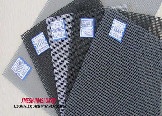 Layar Jendela Keamanan Anti Nyamuk Terbang Stainless Steel 18X14 Ukuran Warna Hitam