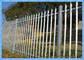 Dilapisi D &amp;amp; W Steel Palisade Fence Black Finished Mudah Dirakit