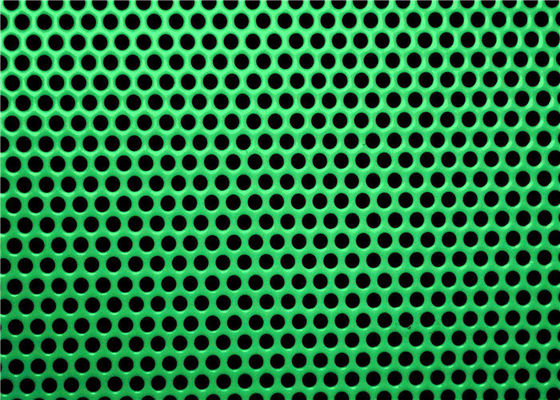 Panel Logam Lembaran Berlubang Lubang Bulat