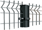 Keamanan Welded 3D Curvy Wire Mesh Pagar Panel PVC Coated 2.0-4.0mm Wire Gauge
