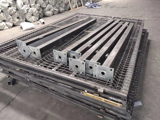 5mm 75x150mm Pagar Logam Melengkung Luar Dekoratif 3d Bending