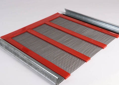 65mn Carbon Steel Self Cleaning Vibrating Screen Mesh Anti Penyumbatan