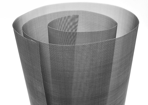 Tenunan Polos 304 Stainless Steel Wire Mesh Net Untuk Layar Jendela