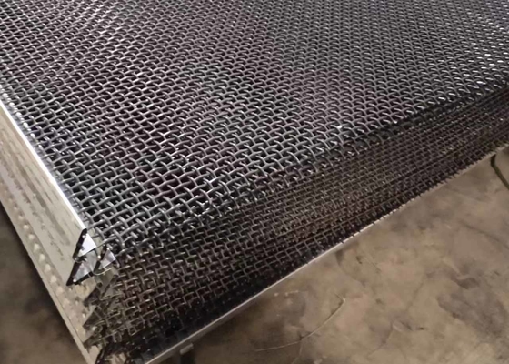 Skrining Penambangan Dan Penggalian Vibrating Screen Mesh Self Cleaning Media