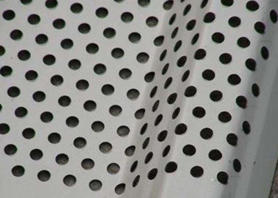 Lubang Bulat Stainless Steel Mesh Logam Berlubang Galvanis