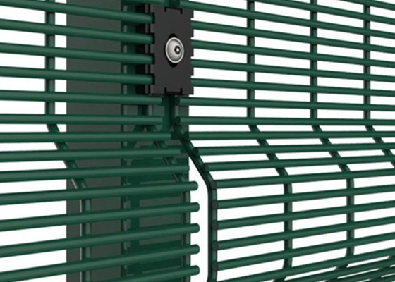 Pvc Dilapisi Galvanis Portabel Keamanan 358 Panel Pagar Kustom 6 Gauge Dilas