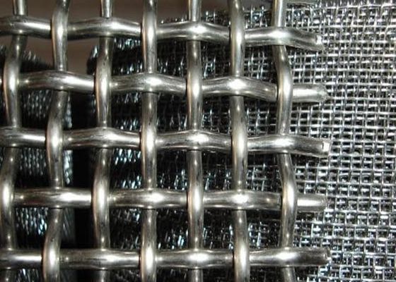 Anyaman Wire Mesh Stainless Steel Berkerut Tenunan Polos