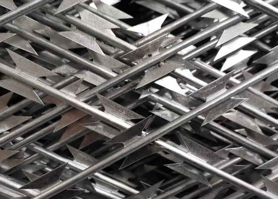 Hot Dip Galvanized Razor Wire Dilas Pagar 2,9 m Untuk Keamanan
