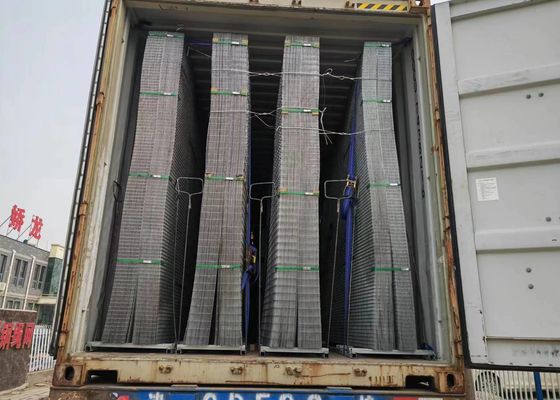 10 X 10Cm High Reinforcing Galvanized Welded Wire Mesh Sheet Untuk Konstruksi