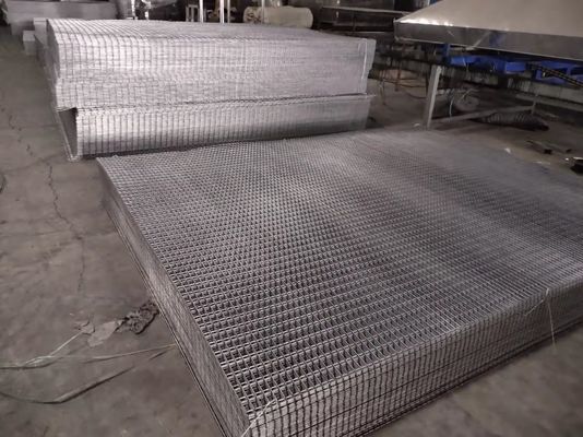 Memperkuat 1x1 / 2 Inch Pvc Coated Welded Wire Mesh Panel Sheet Untuk Konstruksi