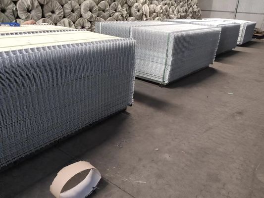 Pvc Dilapisi 75x150mm Pagar Logam Melengkung Dilas Wire Mesh 3d
