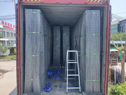 2x2 Stainless Steel Welded Wire Mesh Panel 6mm Panas Dicelup Galvanis