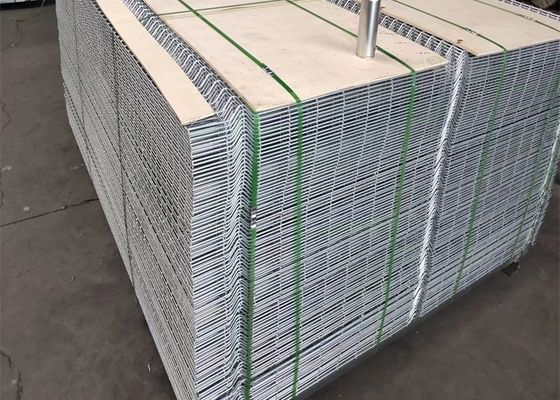 50x100mm Ketahanan Korosi Pagar Taman Logam Melengkung 3d Galvanis