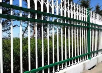 Harga Terbaik Powder Coated Square Post Besi Tempa Pagar Aluminium