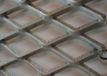 Powder Coating Wire Mesh Logam Diperluas Dengan Lubang Heksagonal