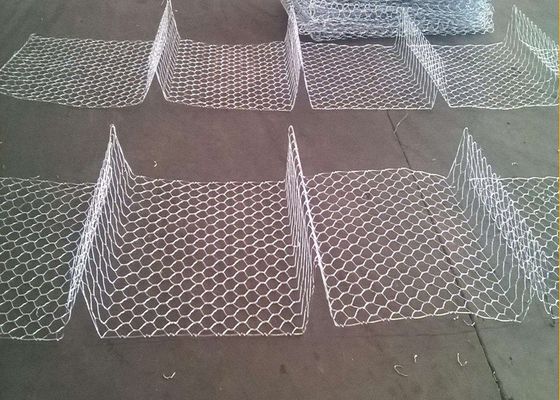Gabion Stainless Steel Hexagonal Mesh Kawat Selvedge Untuk Melindungi Lereng