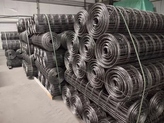 Perforated Reinforcement Steel Beton Mesh Berwarna Hitam