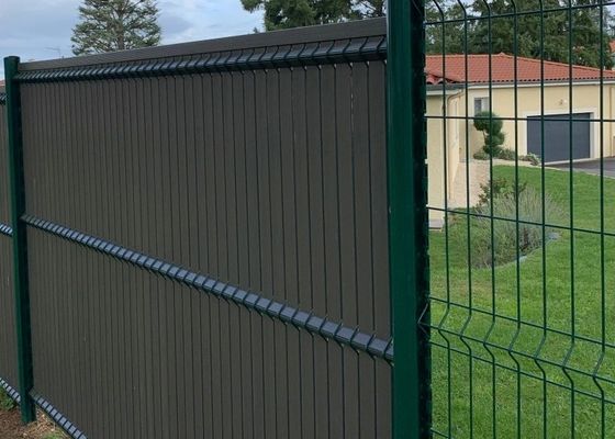 Modern 55x200mm Curved Wire Pagar Mudah dirakit
