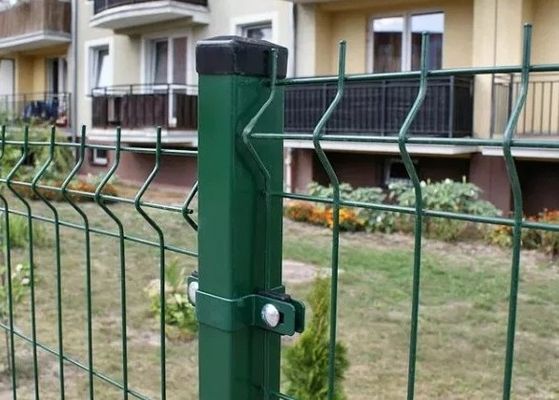 Penghalang baja melengkung berlapis bubuk untuk rumah sakit area komersial taman