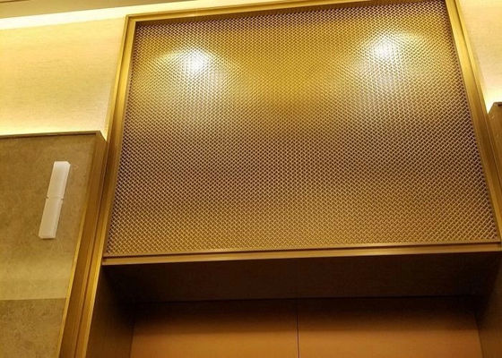 0.5mm Arsitektur Woven Wire Mesh T304 Crimped