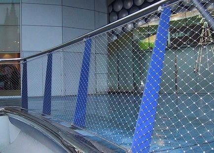 Diamond Hole 1 2 Inch 3 Inch 304 316L Stainless Steel Flexible Wire Rope Mesh Mesh Untuk Bid Aviary