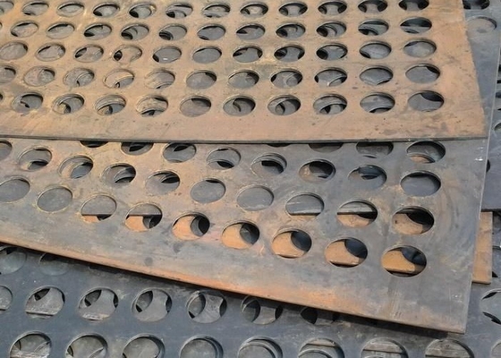 1mm Lubang Hexagonal Sheet Aluminium Berlubang Logam Mesh Grille Sheet