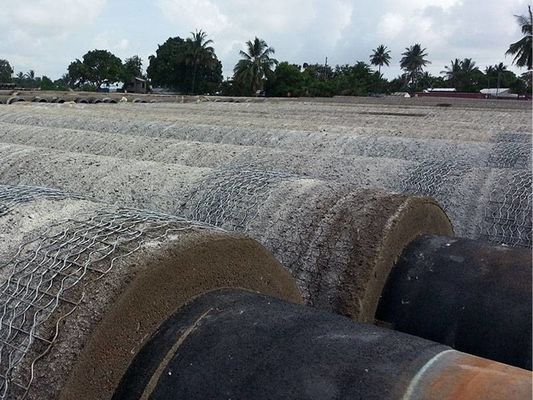 Offshore Pipeline Counterweight Welded Mesh untuk Memperkuat Lapisan Beton Pipeline