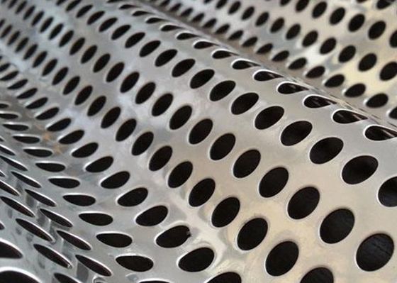 Hot Dipped Galvanized Metal Decorative Wire Mesh Untuk Speaker Berlubang