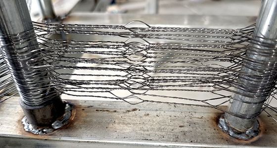 MZP Jaring Kawat Logam Anti-Tank 10x10x1.4m Penghalang Visibilitas Rendah