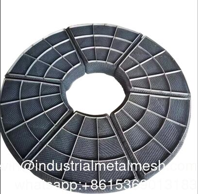 Metal Knitted Wire Mesh Demister Pad Mist Eliminator Demister untuk Gas Scrubber