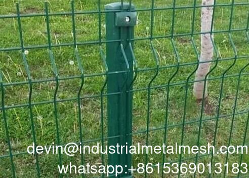 3D Curved Welded Wire Fence Security Mesh Fence Panel Produsen