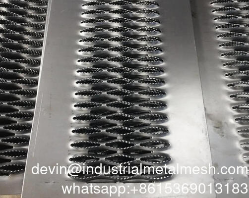 Semua jenis stainless steel Perforated Metal Safety Grating
