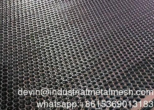 Lembaran Logam Berlubang Stainless Steel Lubang Bulat